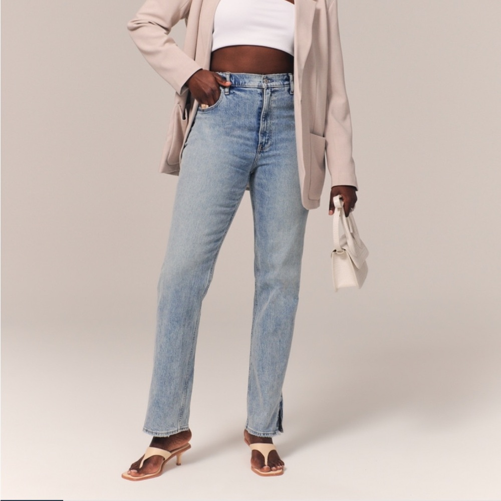 Abercrombie and Fitch side slit jeans